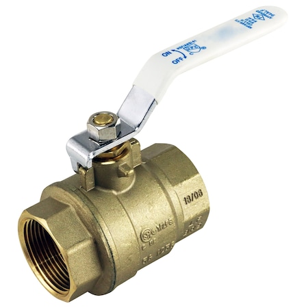 Tmg 1-1/4 in. Lead Free Brass FNPT x FNPT Full-Port Ball Valve 94ALF10601TMG